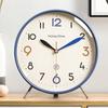 Horloge de Table Moderne Silencieuse Sans Tic-Tac Simple Horloge de Bureau à Quartz Pour Salon Chambre à Coucher Maison Salon Bureau Salle de Classe Décor