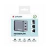 TÉLÉPHONIE, CHARGEUR, MUR, Verbatim Gnc-100 Gan Chargeur 4 Ports 65wVerbatim GNC-65. Type de chargeur: Intérieure, Type de source