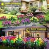 Waterproof Solar Azalea Garden Decor with Always-on & Flashing Modes