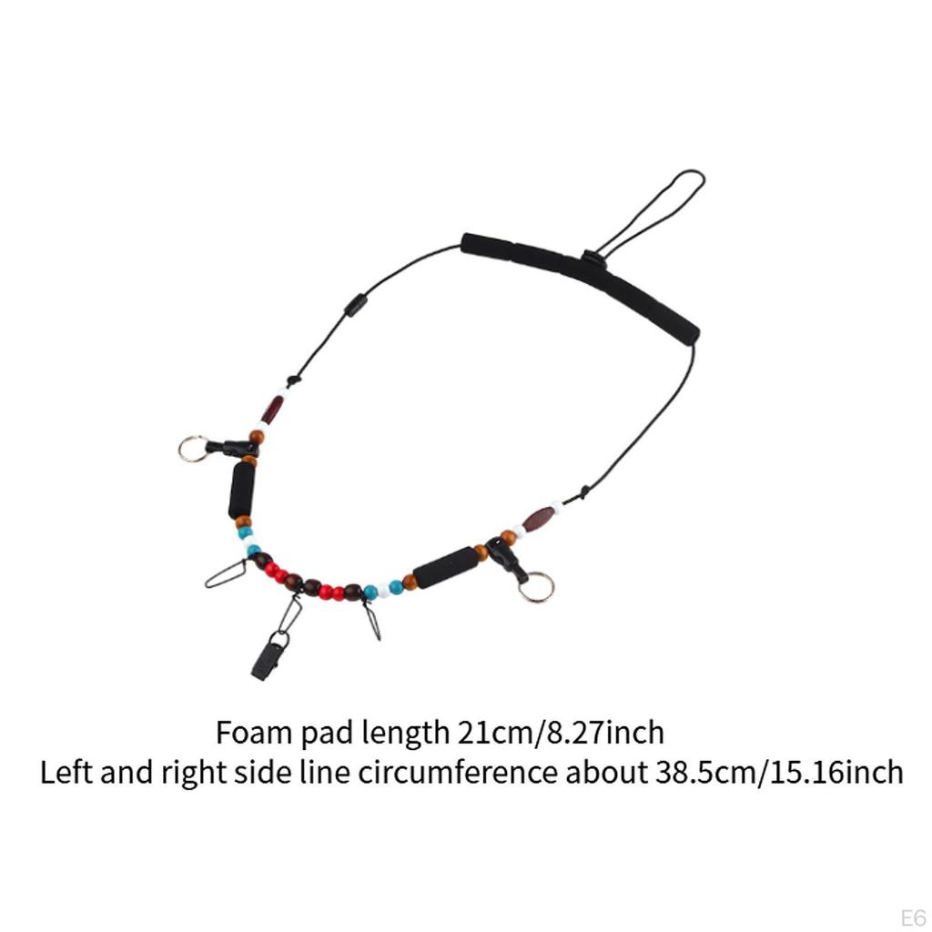 Adjustable Necklace for Angling Equipment and Tackle Storage