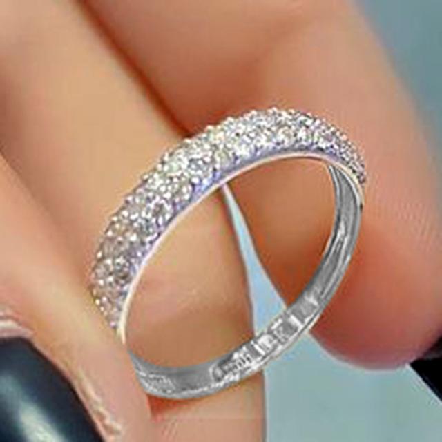 

Модные обручальные кольца женские блестящие фианиты модный дизайн универсальные аксессуары для женщин нежный дизайн ювелирные изделия подарок 10