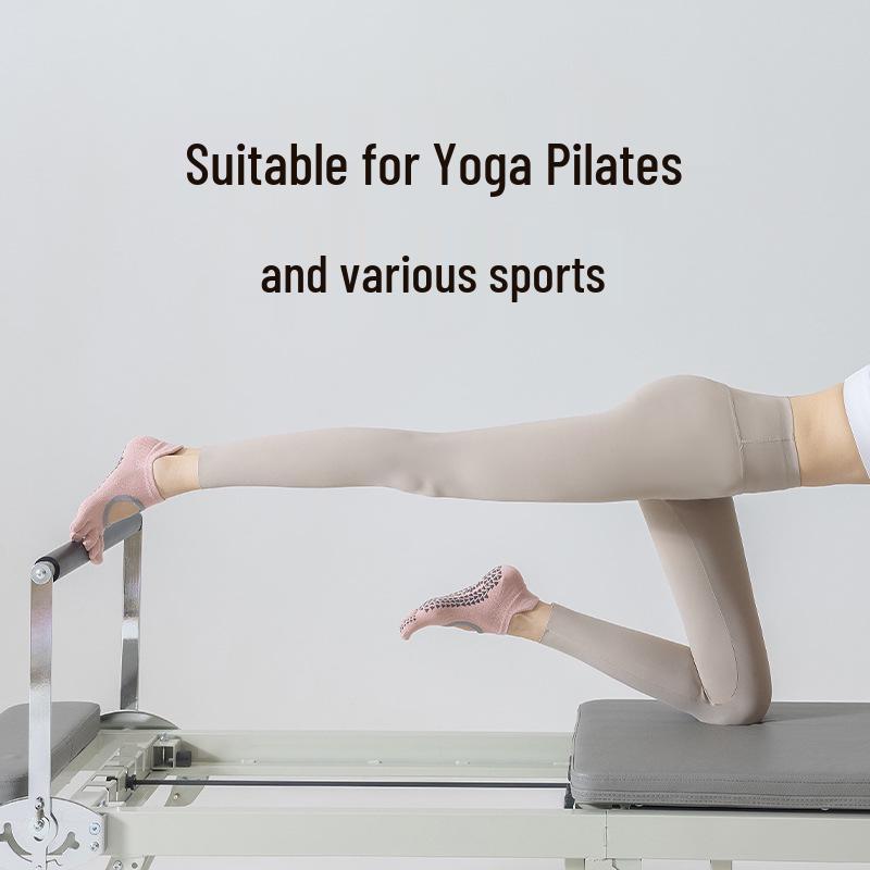 Women's Antibacterial Backless Yoga Socks - Five-Toe, Thin Spring/Summer Style, Indoor Pilates