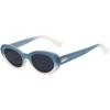 Koreanische Version der ovalen Sonnenbrille mit kleinem Rahmen für Damen, Spice Girl, hochwertige Sonnenbrille mit UV-Schutz, Tide Street-Sonnenbrille.