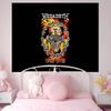 Rock Band Megadeths Hippie Wall Hanging Tapestries Bohemian Wall Tapestries Mandala INS Home Decor