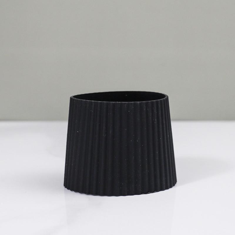 Silicone Anti Scalding Anti Slip Coffee Cup Cover Universal Tapered Thread Cup Sleeve Mug Ceramic Glass Cup Cover