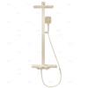 Pressurized All-Copper Shower Head with Gray Digital Display and Storage Set