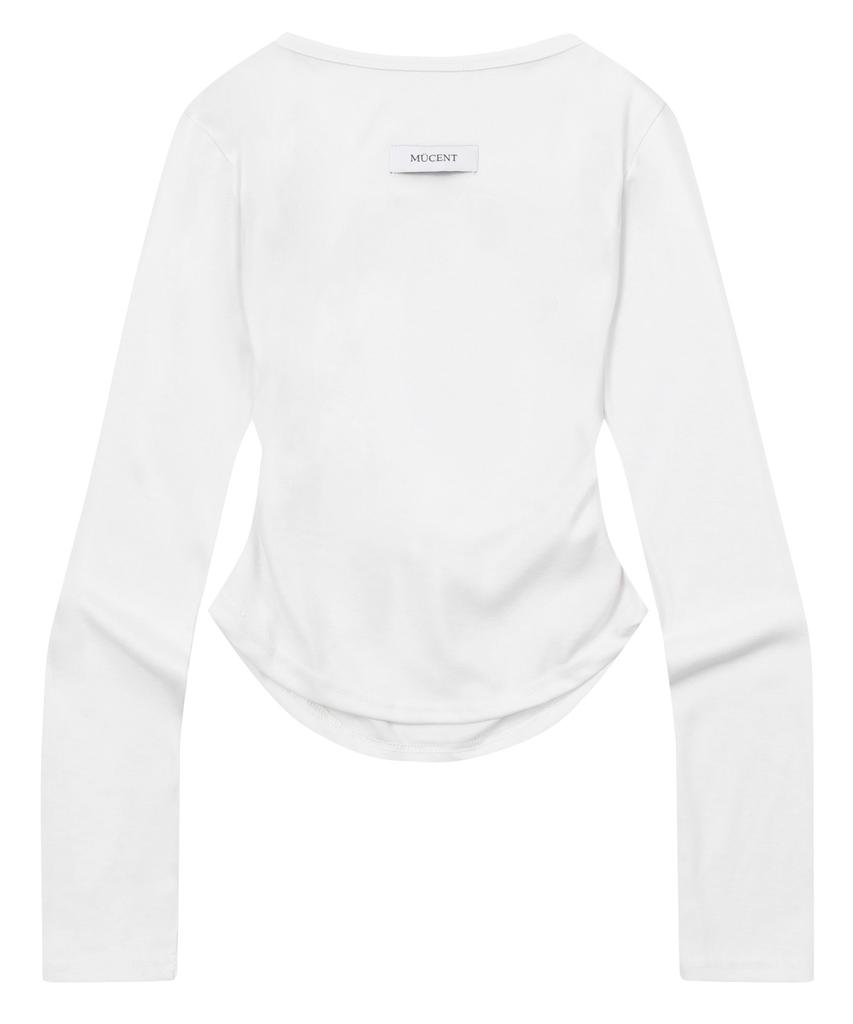 MUCENT Mia Layered Top Cardigan T-Shirt (2 Colors)