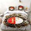 Feyenoord Rotterdam Set de 3 piezas Perfecto para uso en el dormitorio Cómodo juego de cama incluye una funda nórdica y dos fundas de almohada Ideal regalo de cumpleaños o Navidad
