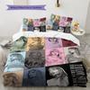 Famous Singer  Pattern Bedding Quilt Set Quilt Cover Pillowcase Home Decoration Birthday Gift (1 * Duvet Cover + 2 * Pillowcase, Without Core)