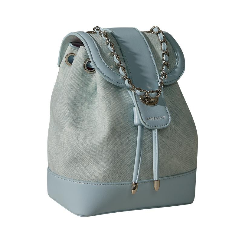 Chain backpack spring and summer new travel backpack backpack women's small backpack travel advanced sense