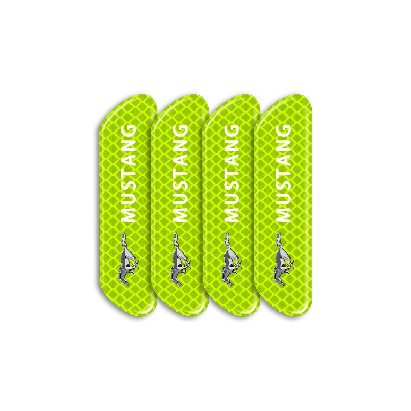 4 ks/sada Reflexní bezpečnostní nálepky na auto Pro Ford Focus 2 3 4 Mondeo Kuga Fiesta MK7 Escort Explorer Edge 2 4 MK2 MK4