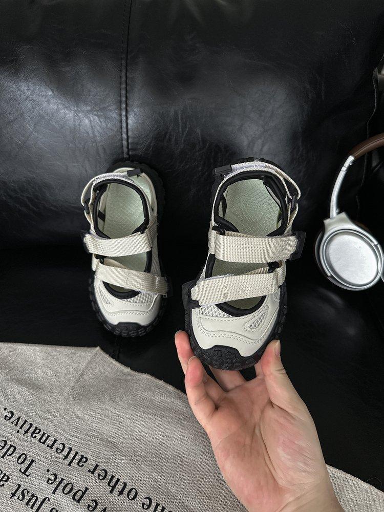 

Girls sports sandals summer 2025 new children s bag head sandals soft sole middle and older children s shoes traceway shoes summer 36 чёрный