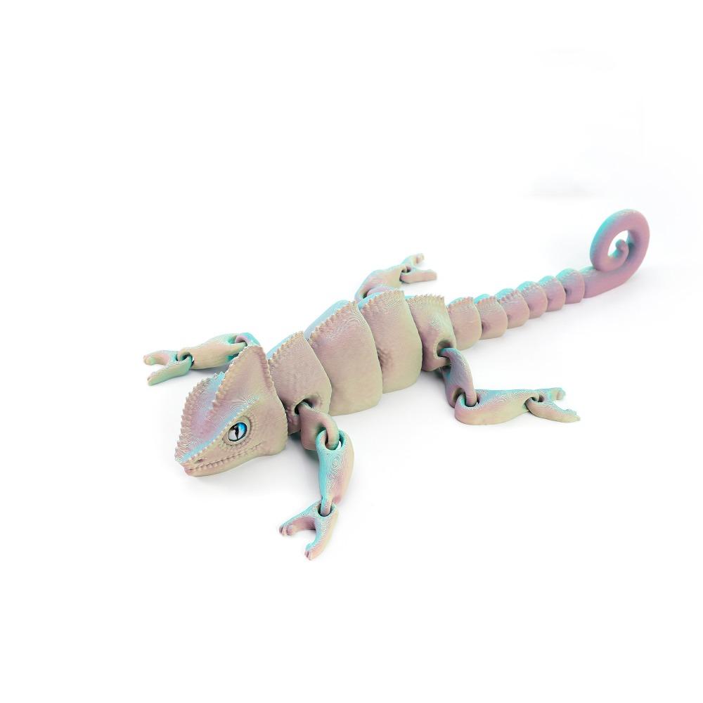 

17.5cm Lizard Desktop Ornaments PLA Plastic Animal Simulation Model Children s Toy сірий