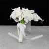 Long Time Faux Rose And Calla Lilies Handheld Bouquets For Weddings Event Home Display Wedding Centerpieces Bouquets