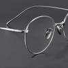 Vintage Bequeme Myopie Brille Mode Runde Reine Titan Brillen Luxus Korrektur Presbyopie Brillen