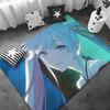new anime C-Cosmic Princess Kaguyass Floor Mat Soft Thickened Flannel Door Mat Non-Slip Living Room Rug Home Decor