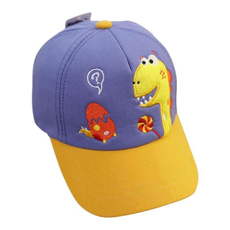Baby Cute Travel Leisure Dinosaur Matching Color Cap