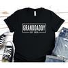 Men's Granddaddy Est 2025 T Shirt New Grandpa Casual Top for Father's Day Birthday Presents Vintage Washed Fashion