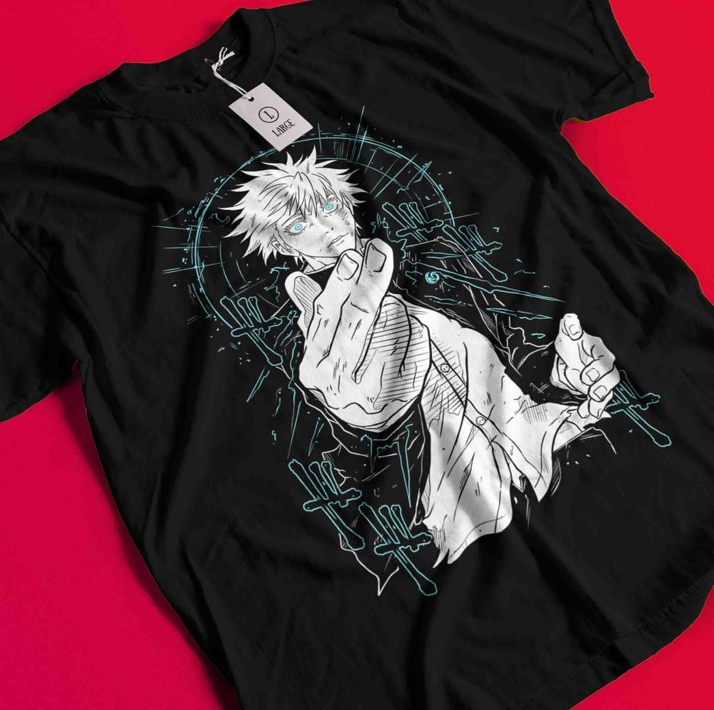 Gojo Satoru T-Shirt Geto Suguru Shirt Jujutsu Kaisen Tshirt Toji Tee Sukuna Toji AA390