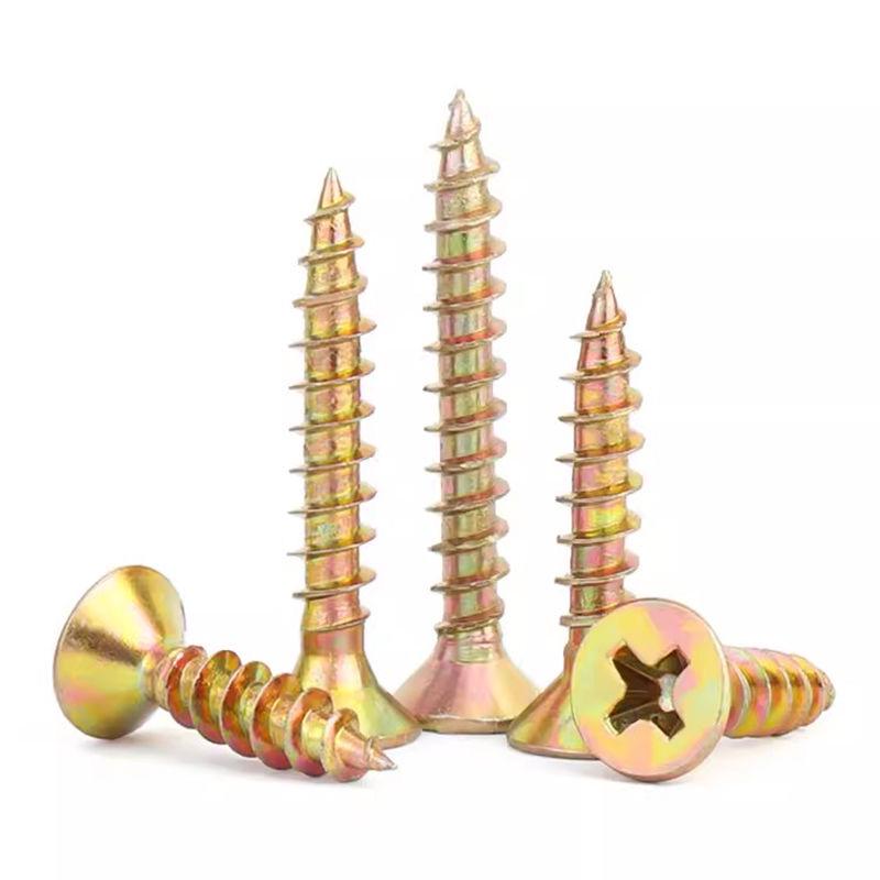 Hardened Fiberboard, Wood Screws, and Self-Tapping Drywall Screws for Cabinet Doors and Wall Panels