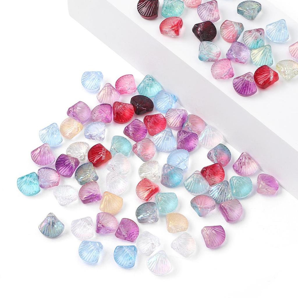 20 buc. Mărgele de perle fanbei de sticlă pentru bricolaj, colier, brățară, cercei, bijuterii, accesorii de artizanat