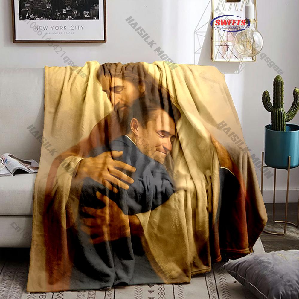 Charlie Kirk Angelic Advocate Theme Blanket Warm Soft Comfortable Home Travel Blanket Sofa Bedding Cover Blanket Gift for Friend