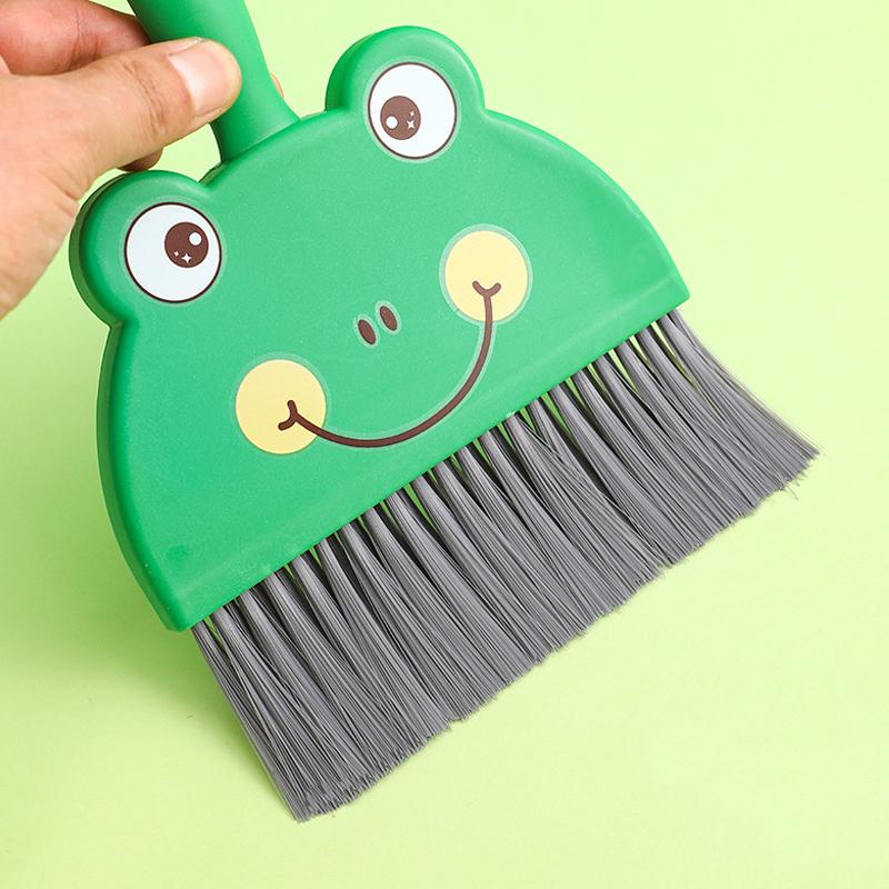 Small Broom Dustpan Set Household Desk Cleaning Desk Cleaning Garbage Shovel Pet Children Mini Broom Broom