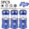 Solar LED Portable Lantern Telescopic Torch Lamp Multi-function Outdoor Camping Emergency Tent Lamp Outdoor Lighting