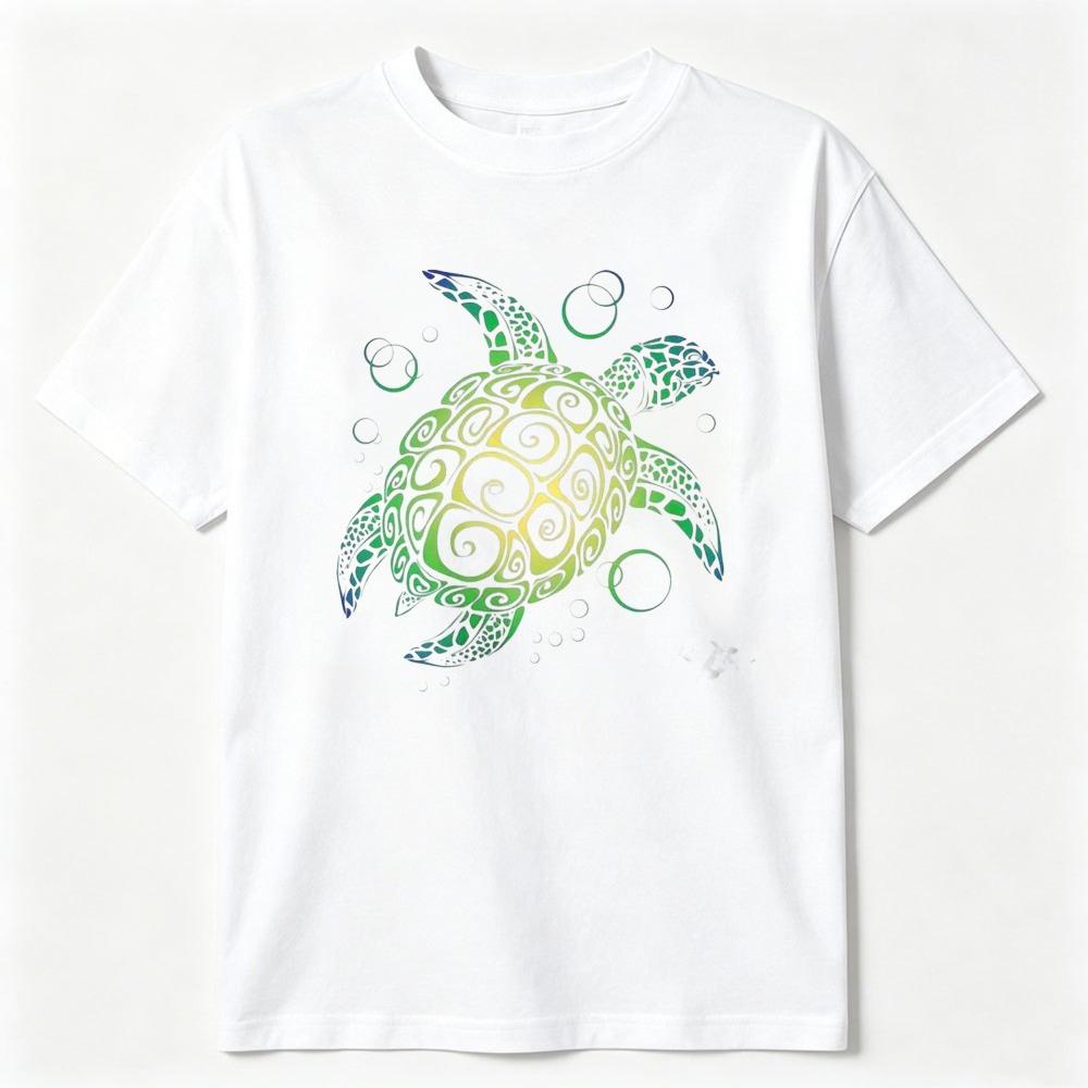 Marine Life And Turtles Tee Ocean Turtle Graphic Tee Summer Beach Aesthetic Casual Top Fashion Streetwear Vacation Unisex Tshirt