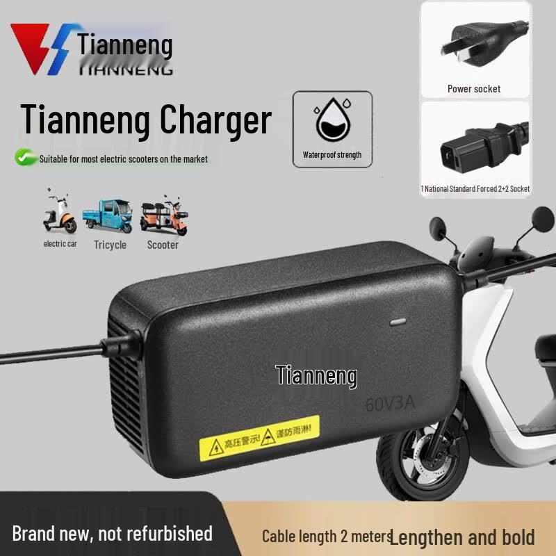 Tianneng 60V 3A Lead-Acid Electric Scooter Charger