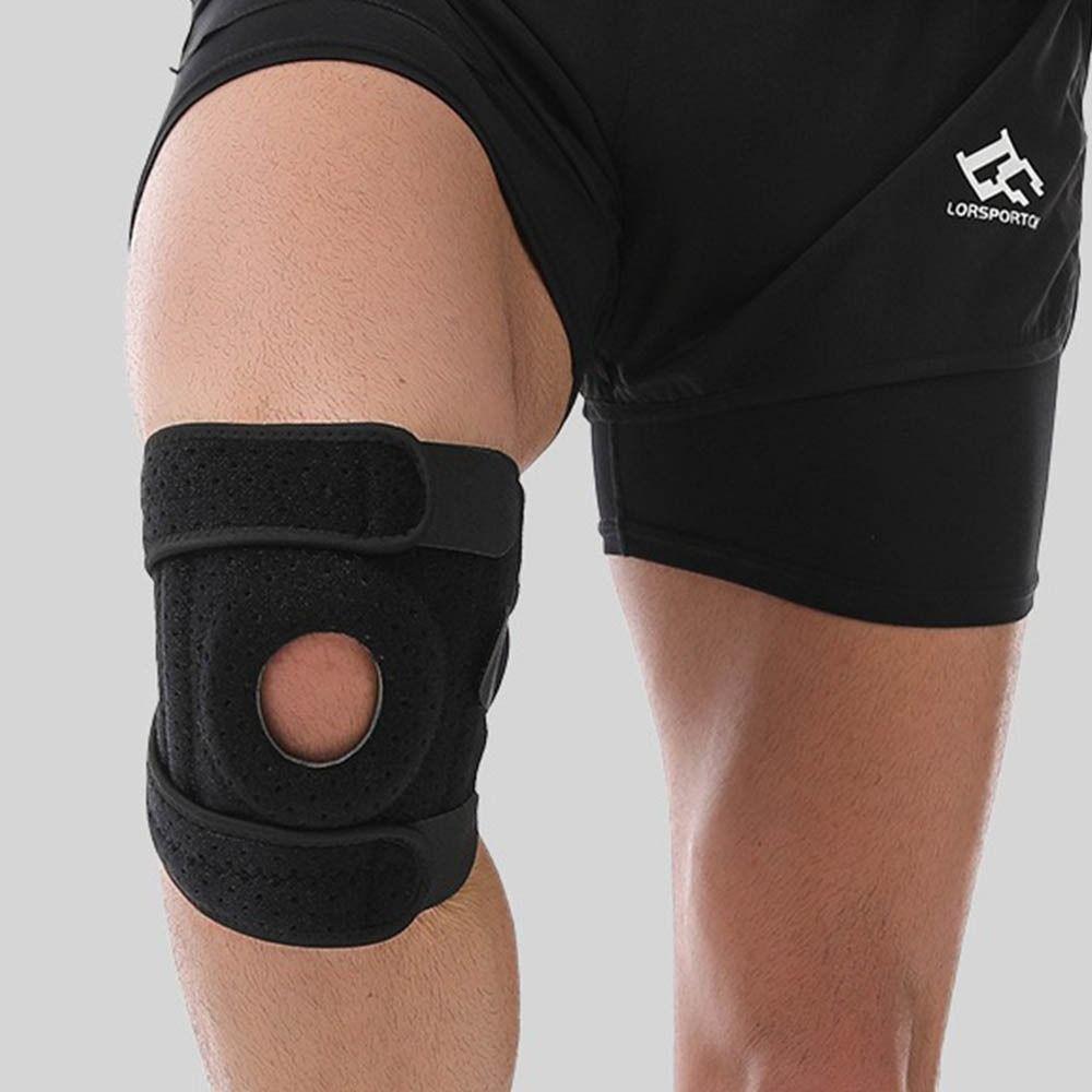 Elastic Knee Support Brace Leg Brace Protector Breathable Knee Pad Safety Ajustable Strap Kneepad Patella Men Women