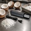 Electric Coconut Meat Extractor Corded Handheld with Stainless Steel Roller Ergonomic
