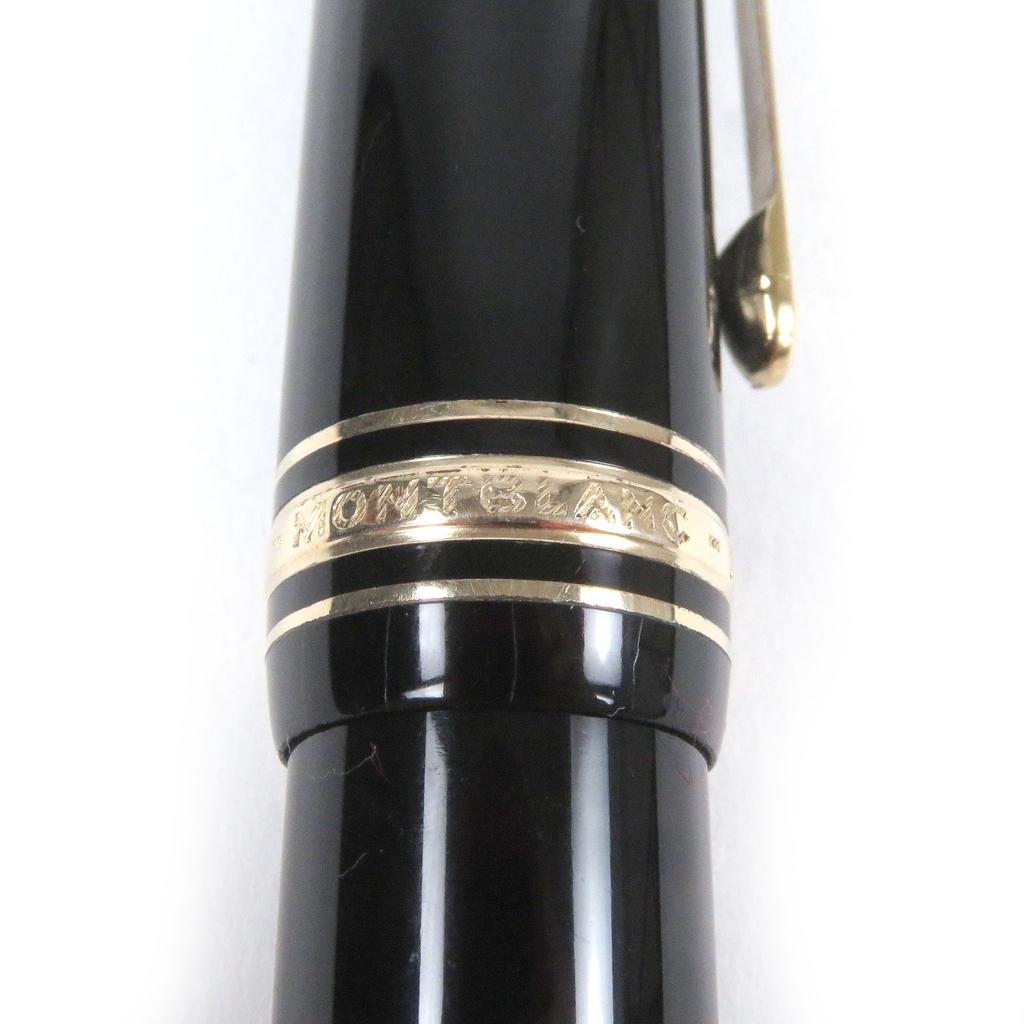 Very Good MONTBLANC fountain pen Meisterstck 149 Cap type Black gold 18K mens Used