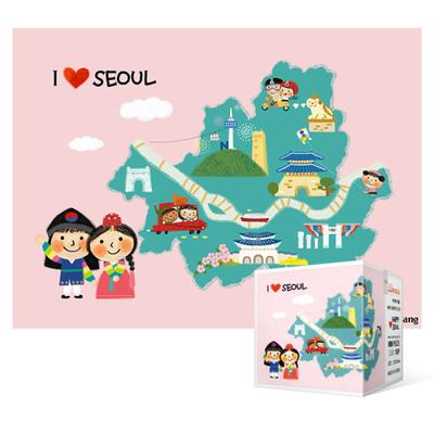 108-piece Jigsaw Puzzle / Seoul, the City of Happiness (mini), Popular Korean Puzzle