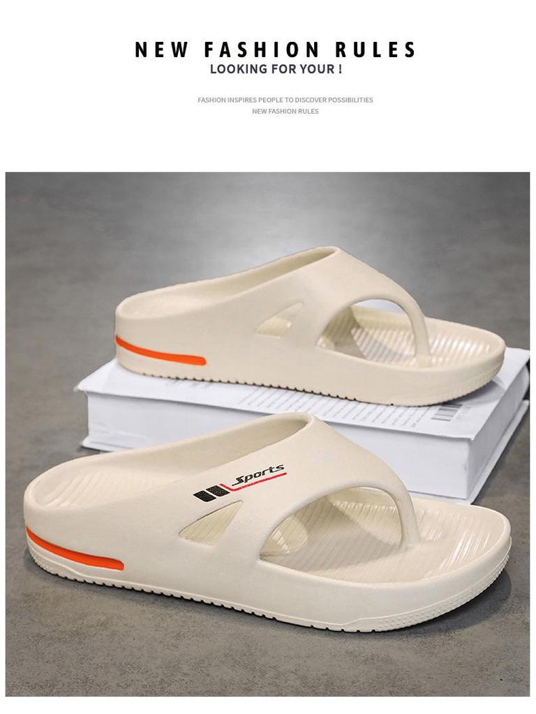 Men's Large-Size Fashion Flip-Flops: New Summer Thong Sandals with Thick Soles, Trendy Casual Slippers