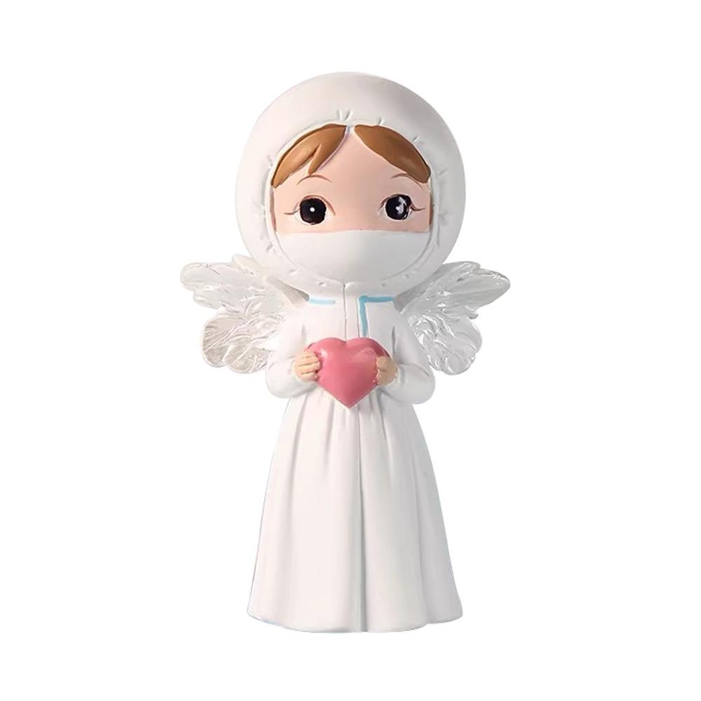 DlY Doctor Garage Kit Cartoon Nurse Cake Ornaments Exquisite Doctor Nurse Model Statue  Home Decor