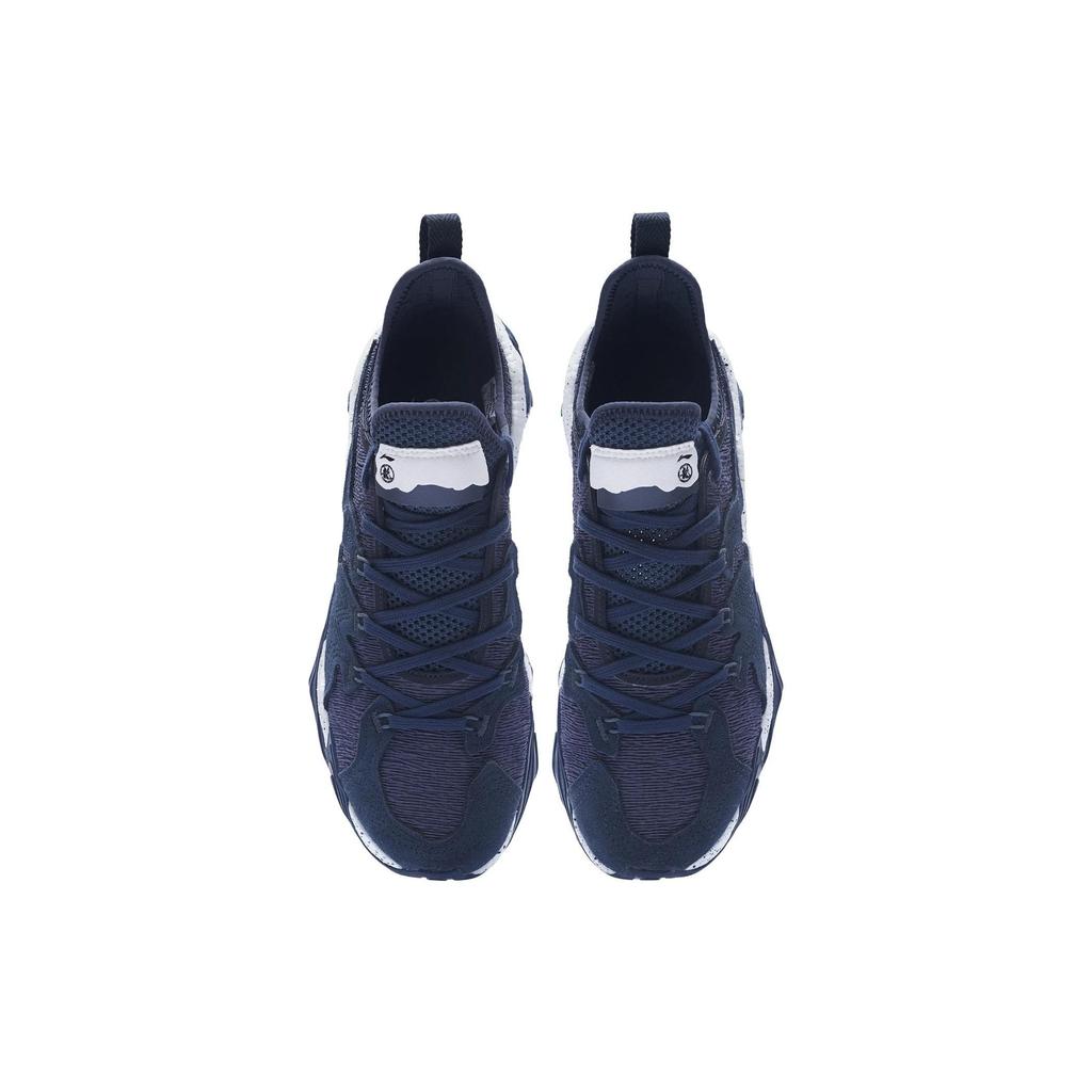 Li Ning Jackie Chan X  Kung Fu Series Comfortable Daily Wear Durable Breathable Low-Top Casual Shoes Men Casual Shoes Cold-Sand-Black AZGT063-1