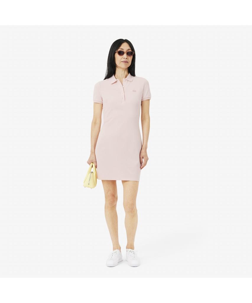 Lacoste Women'S Slim Fit Mini Pique Polo Dress Ef5473-55G Ady
