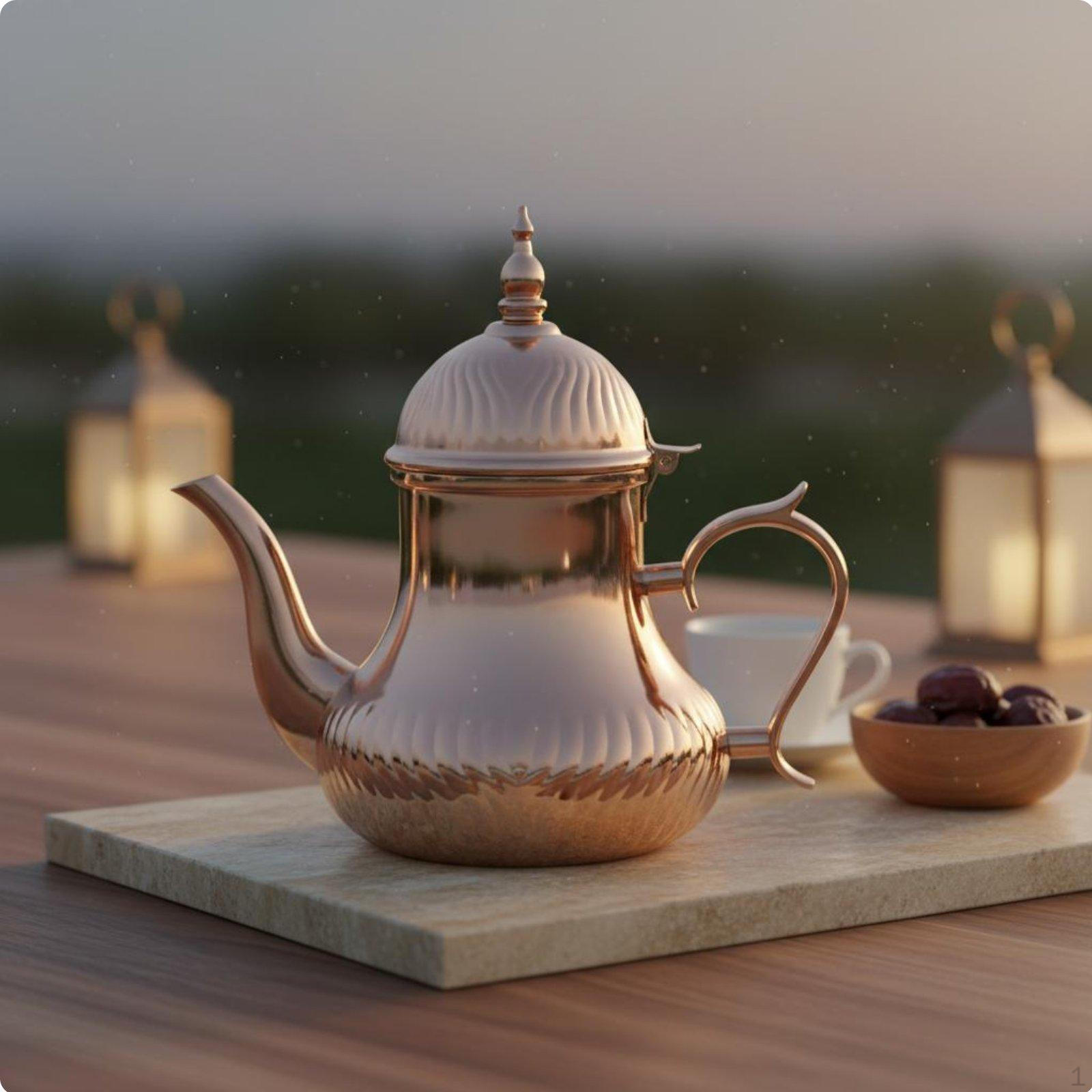 Middle Eastern Coffee Pot Elegant Design Mirror Polished Multipurpose Water
