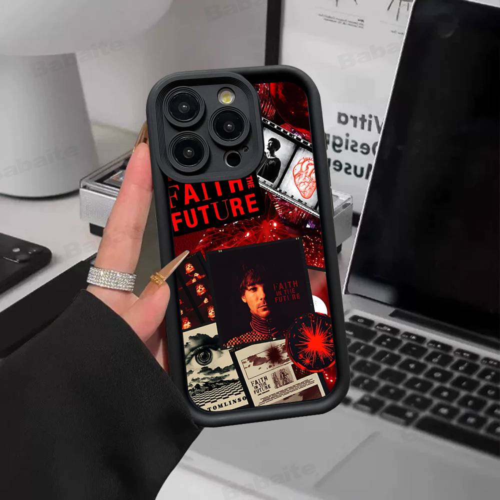 L-Luis M-Miguel Singer For IPhone 17 Pro Max 16 15 14 13 12 11 Plus Black Soft Phone Cover