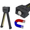 Gym Lamp for Posing Magnetic LED Flashlight with Hanging Hook Inspection Lamp USB Rechargeable Portable Torch Work Light Outdoor