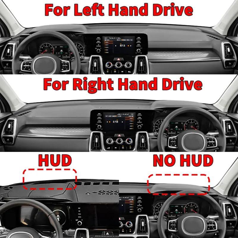 For Kia Sorento MQ4 High Quality Dashboard Cover Dashmat Sunshade Anti‑UV Protector Dash Mat Pad Accessories
