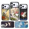 Red-crowned Crane Bird Soft Phone Case For iPhone 17 AIR 16 Pro Max 15 14 Pro 11 12 13 Shockproof Silicone Cover