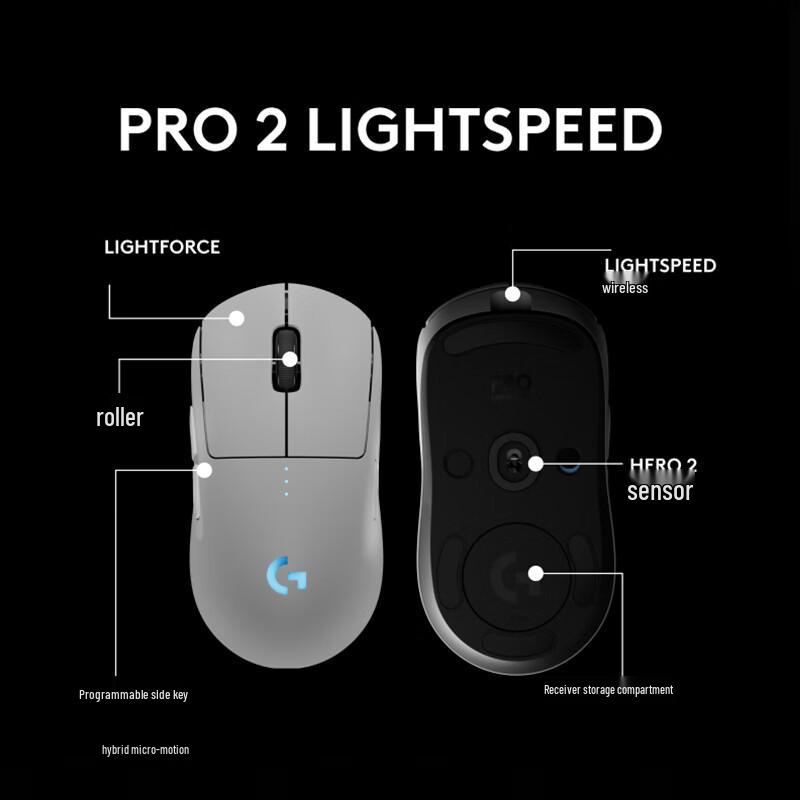 Logitech G PRO X Superlight 2 Wireless Gaming Mouse