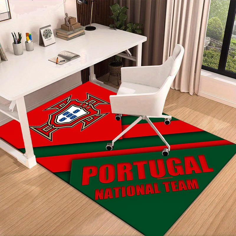 Portugal's National Emblem Area Rug Office rug, Chair Rug, Decor Carpet Livingroom bedroom Mat, Large Size Fan gifts Christmas gifts