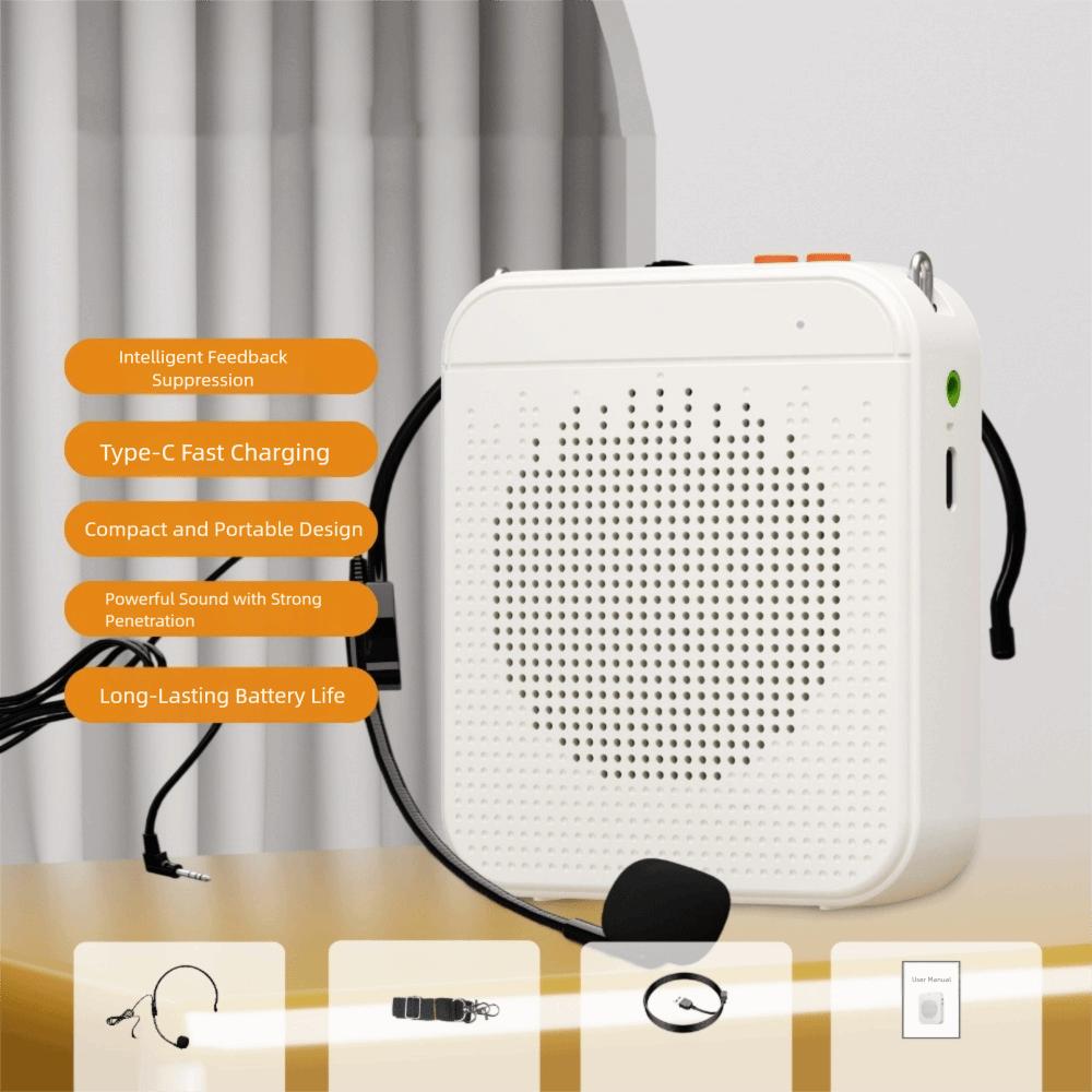 K5 Wireless Voice Amplifier with Belt Sound Amplifier  for Noisy Environment