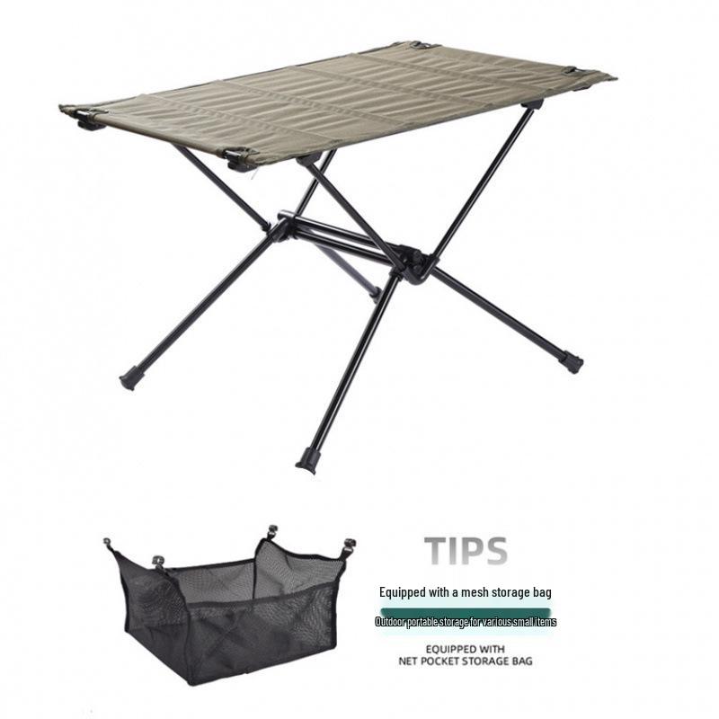 Portable Folding Camping Table, Lightweight Aluminum Alloy Outdoor Dining Table