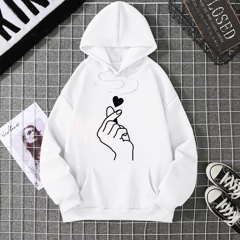2025 Winter New Women's Hoodie High Street Unisex Style Double Pockets Sweatshirts Outerwear Plus-Size Women's Clothing CYXX241