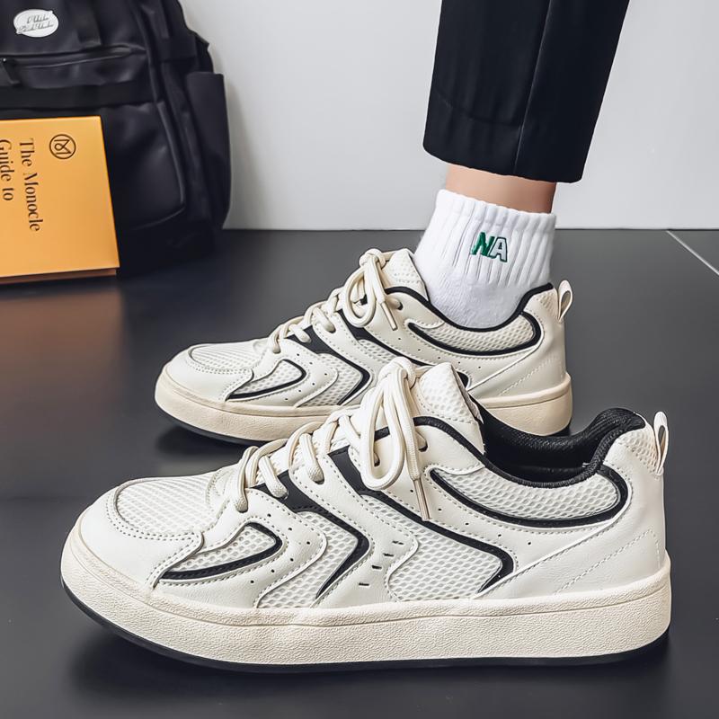 Fashion New Gray Men Vulcanize Shoes Casual Platform Sneakers Vintage Sports Korean Designer Flats Tennis Student Thick Sole Comfortable