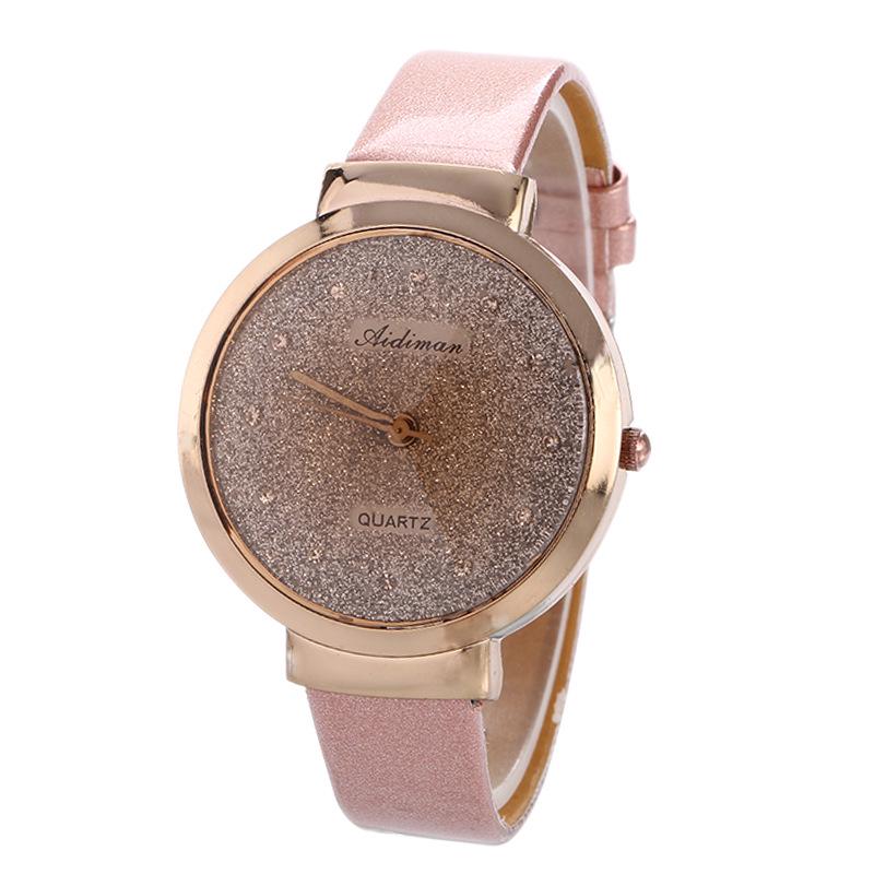 Student Trend Personality Belt Watch, Women'S Fashion Watch, Glitter Couple Watch 886